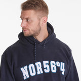 North 56°4 / North 56Denim North 56°4 Hooded Fleece Sweatshirt 0580 Navy Blue