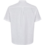 North 56°4 / North 56Denim North 56°4 mandarin collar linen shirt SS Shirt SS 0000 White