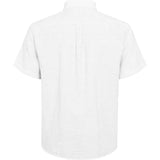 North 56°4 / North 56Denim North 56°4 unicolor linen shirt SS Shirt SS 0000 White